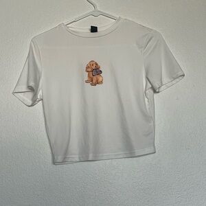 Women’s dog crop top